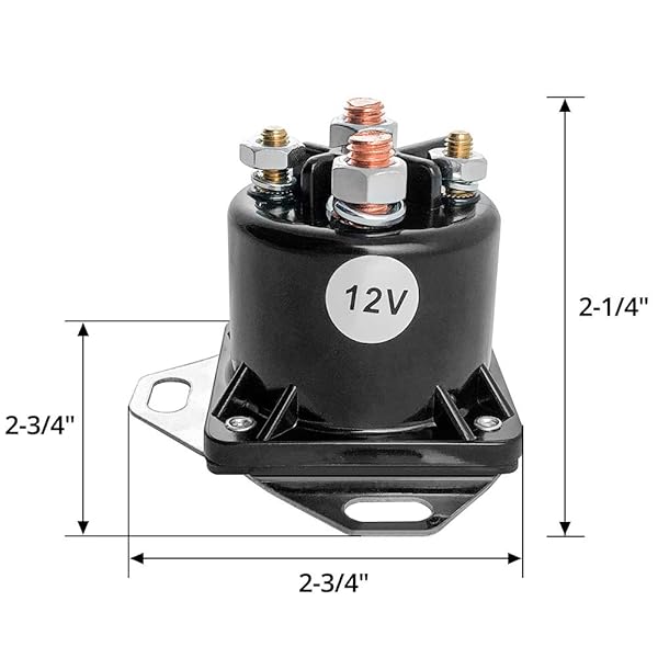 QWORK QWORK Glow Plug Relay Solenoid OEM Replacement for Ford F250 F350 F450 E-Series Econoline 1994-2003 1985-2003 - View 6 of 6
