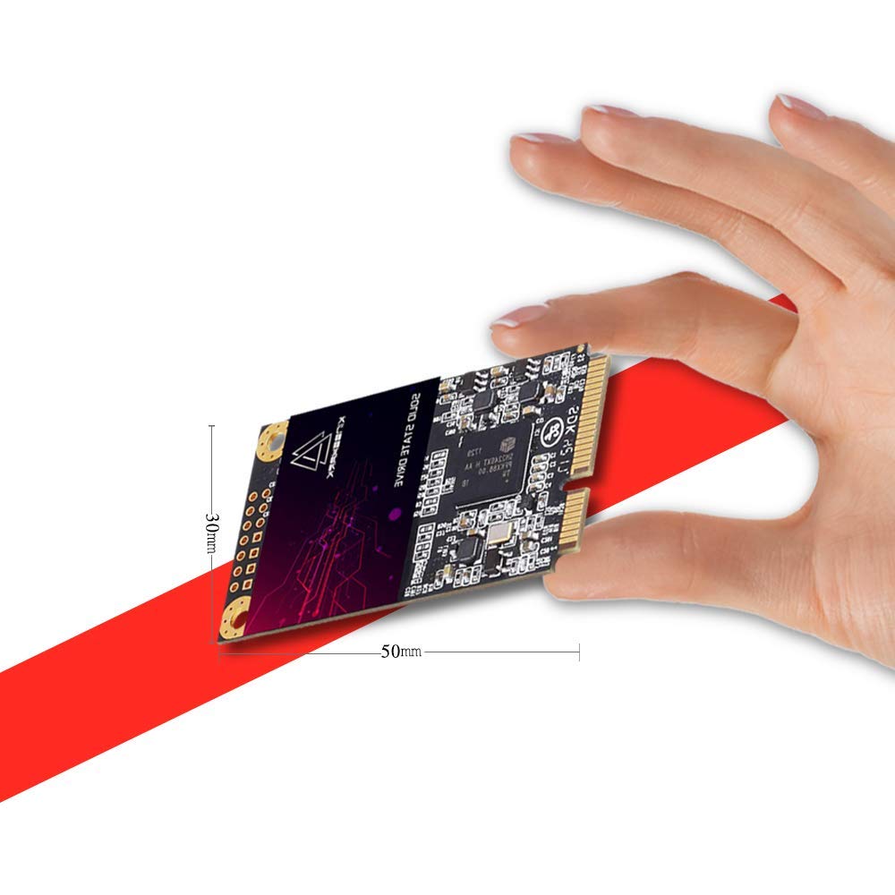 Kingshark Gamer Kingshark 128GB mSATA SSD - Fast Internal Solid State Drive for Gaming & Storage Upgrade - View 2 of 5