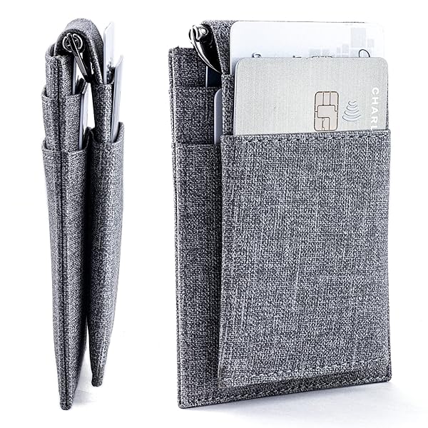 Dockem The Latcher and The Ryd Modular Minimalist Wallets in Synthetic Canvas Leather