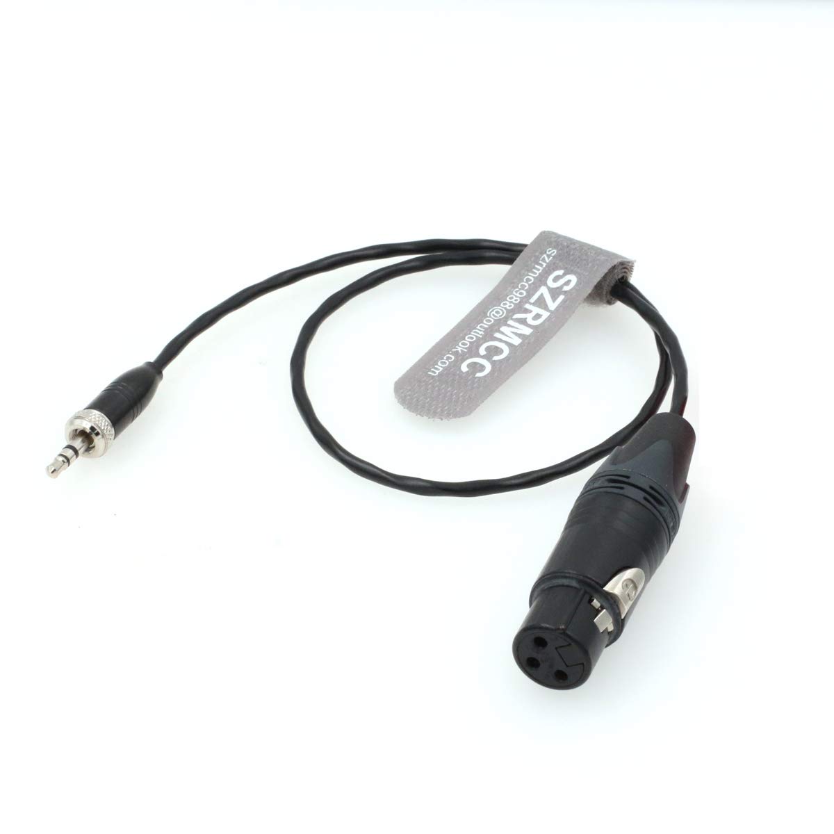 SZRMCC Locking 3.5mm TRS Plug to XLR 3 Pin Female Microphone Cable for Sony UWP-D Series Wireless Transmitter Best Quality Audio Solution - View 3 of 5