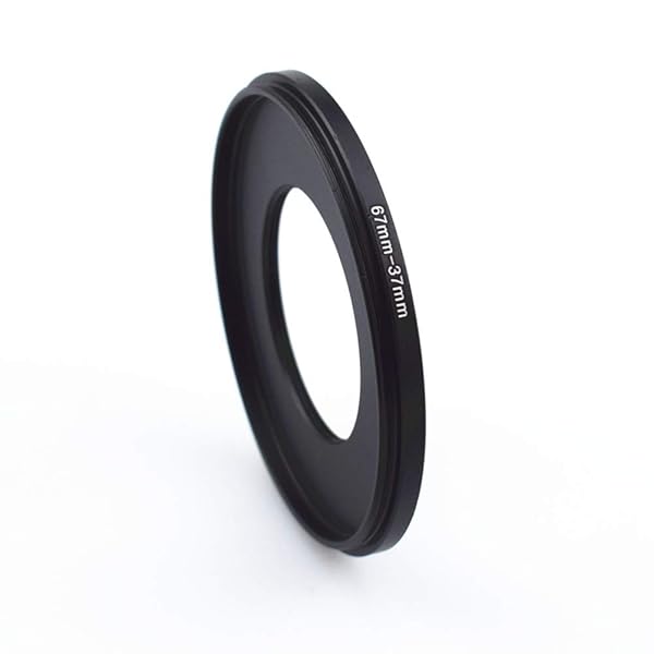 Amopofo 67mm to 37mm Step-Down Ring Filter Adapter for UV, ND, CPL - Compatible with All Brands - View 2 of 7
