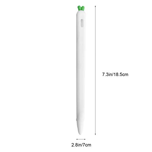Hemobllo Carrot Shaped Hemobllo Case for Apple Pencil 2 - Anti-Slip Silicone Sleeve Cover & Protective Skin - View 8 of 11