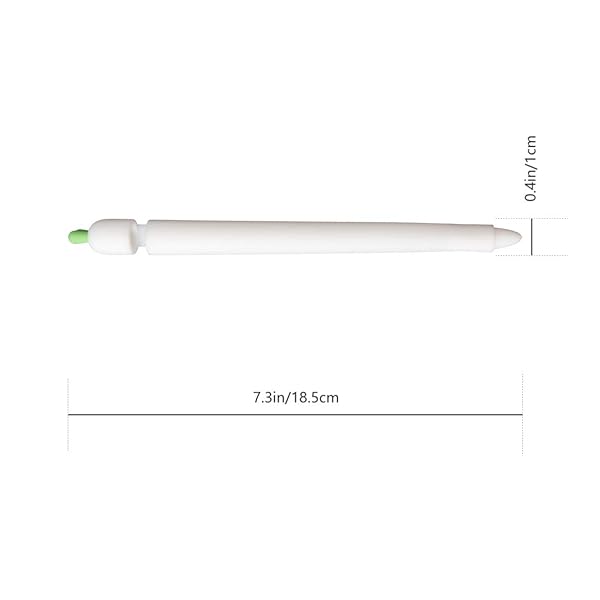 Hemobllo Hemobllo Carrot Shaped Silicone Sleeve Cover for Apple Pencil 1 Anti-Slip Protective Case Touch Screen Pen Holder White - View 8 of 10