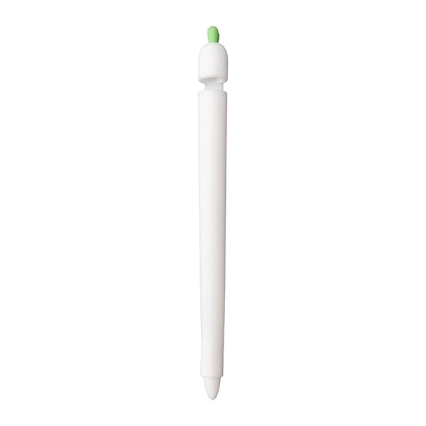 Hemobllo Hemobllo Carrot Shaped Silicone Sleeve Cover for Apple Pencil 1 Anti-Slip Protective Case Touch Screen Pen Holder White - View 2 of 10