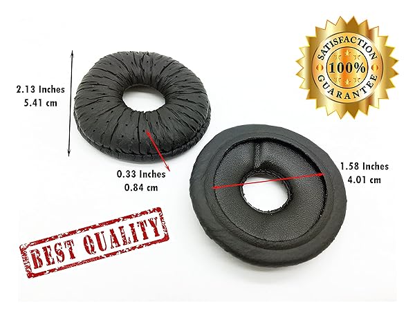 AVIMABASICS AvimaBasics 71782-01 Premium Foam Ear Pads Compatible with Plantronics SupraPlus Headsets 1 Pair - View 4 of 4