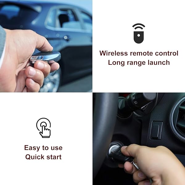 ANGLEWIDE ANGLEWIDE Key Fob Keyless Entry Remote Replacement for 2015 to 2017 Hyundai Sonata 4 Buttons Black 2pad - View 8 of 8