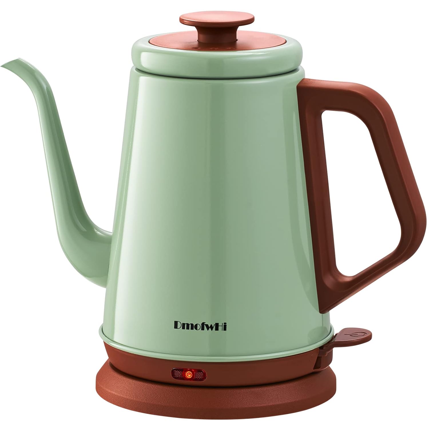DmofwHi DmofwHi Gooseneck Electric Kettle 1.0L - BPA Free Stainless Steel Tea & Coffee Kettle in Green