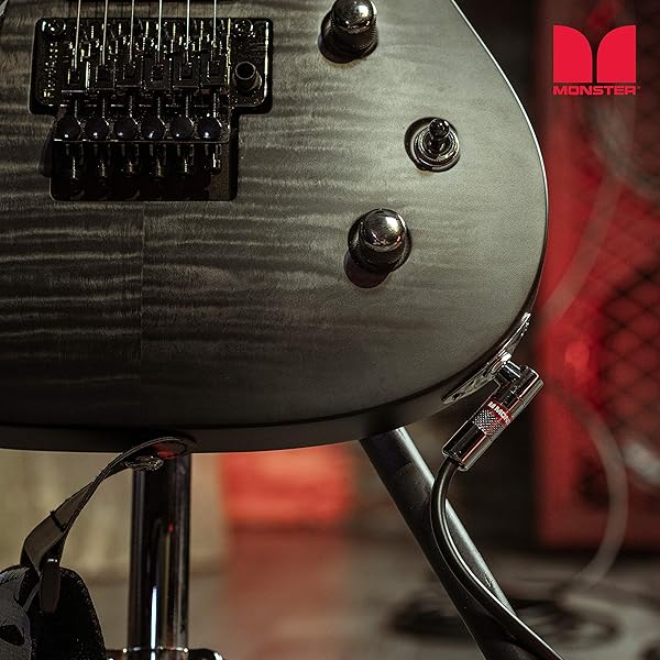 Monster Monster Prolink Classic 21ft Guitar Cable - Durable, All-Metal, 90% Copper Shield for Superior Sound - View 10 of 10