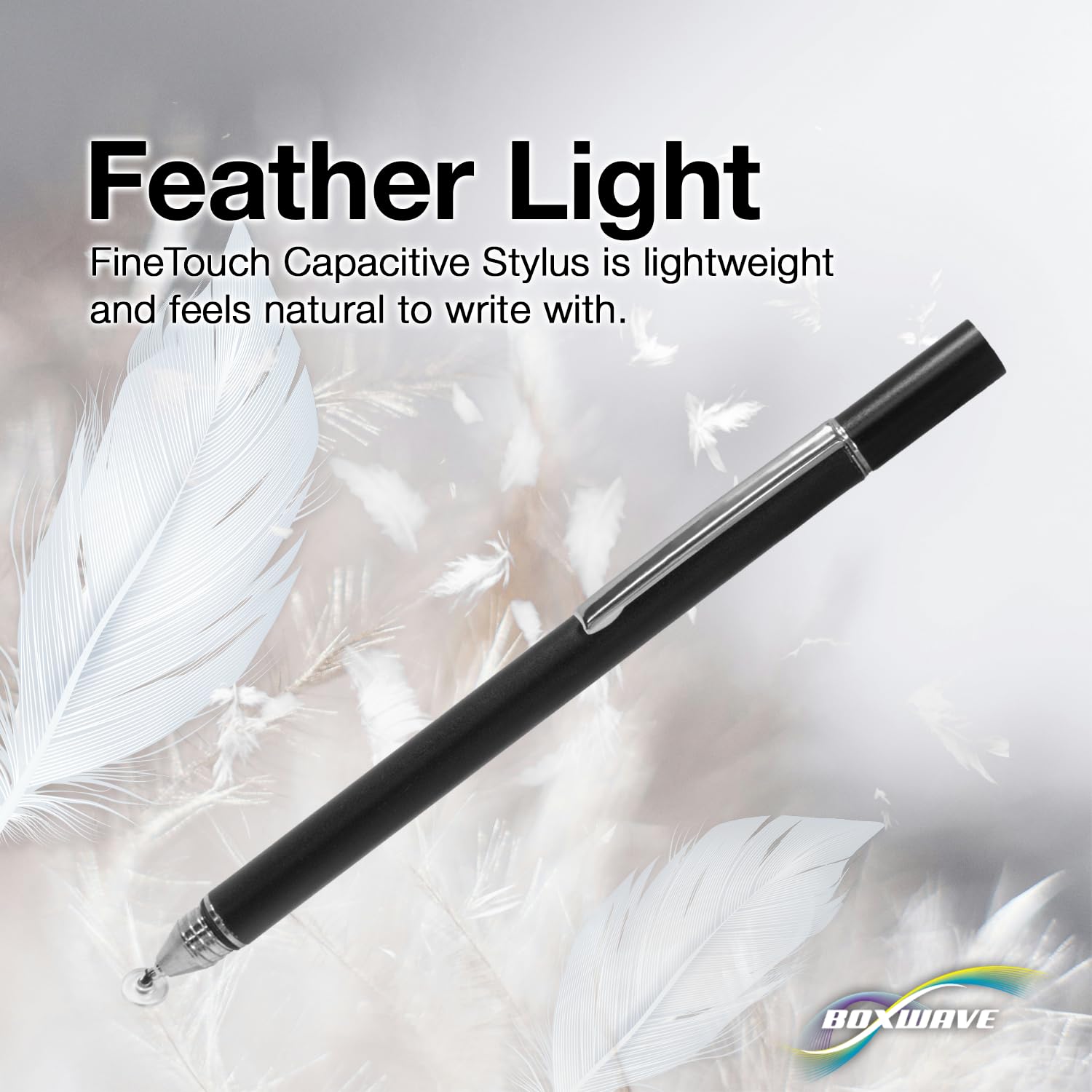 BoxWave BoxWave Stylus Pen for Samsung Galaxy Tab A 8.4 2020 FineTouch Capacitive Super Precise Jet Black - View 5 of 8