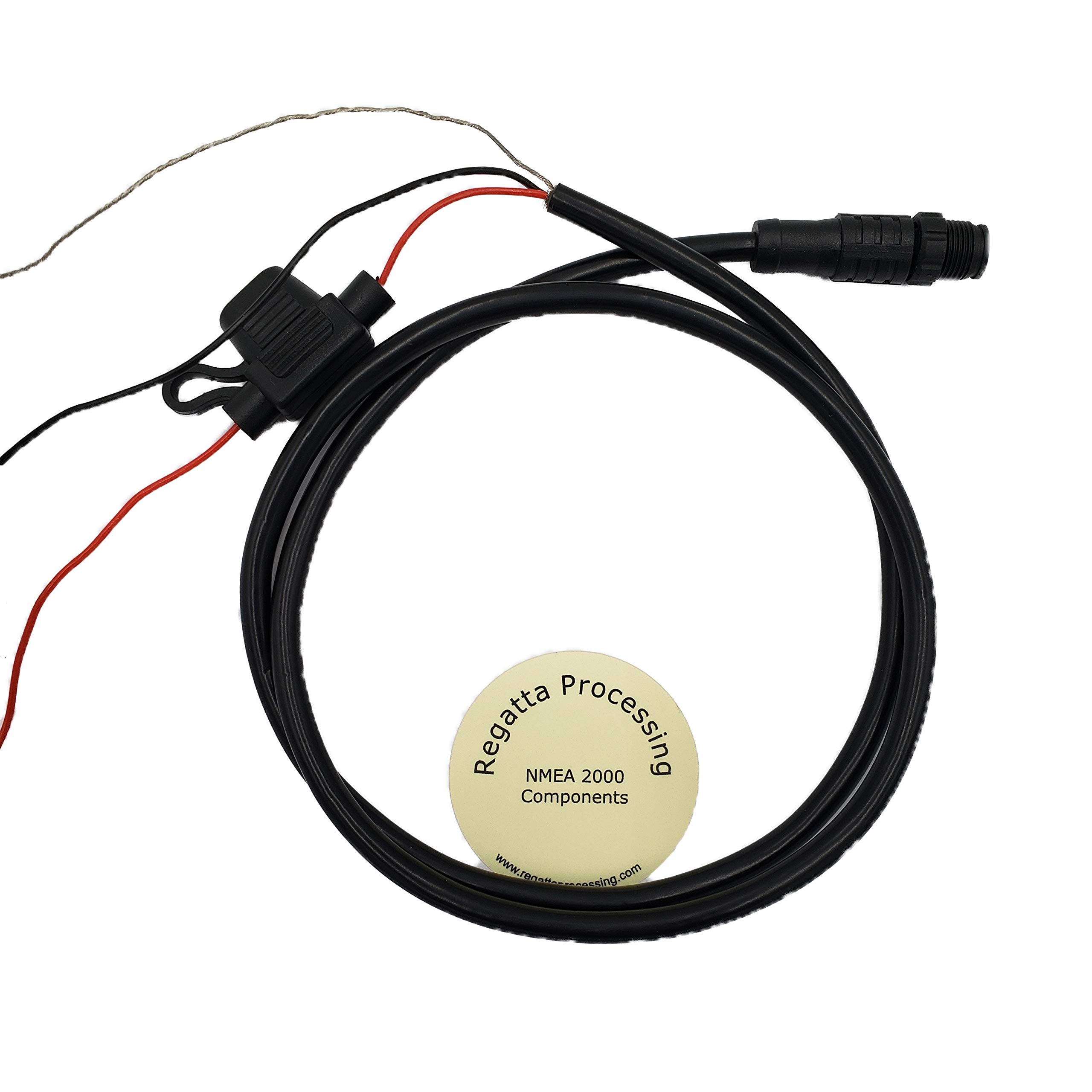 Regatta Processing Regatta NMEA 2000 Power Cable with Fuse for Lowrance, Simrad, B&G & Garmin Networks