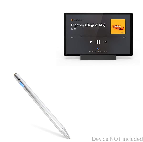BoxWave BoxWave Stylus Pen for Lenovo Tab M10 FHD Plus 2nd Gen AccuPoint Active Stylus with Ultra Fine Tip Metallic Silver - View 2 of 10