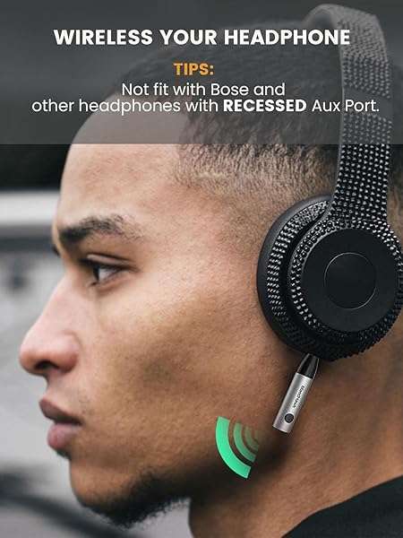 MaedHawk MaedHawk Bluetooth 5.0 Receiver: Portable Aux Adapter for Wireless Audio Streaming in Cars & Home - View 8 of 10