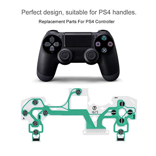 Wendry 10Pcs Conductive Film for PS4 Controller - Keypad Replacement & Repair Pads - View 5 of 11