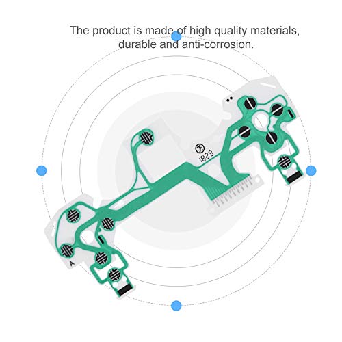 Wendry 10Pcs Conductive Film for PS4 Controller - Keypad Replacement & Repair Pads - View 9 of 11