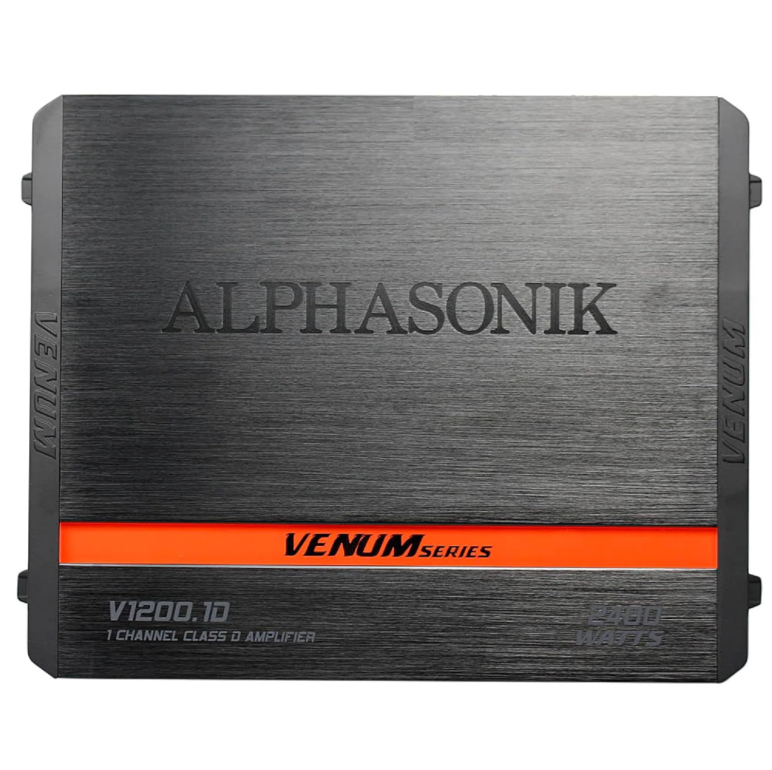 Alphasonik Alphasonik V1200.1D Venum Series 2400 Watts Monoblock Car Amplifier with Remote Bass Boost and 4-Way Protection Circuitry - View 2 of 6