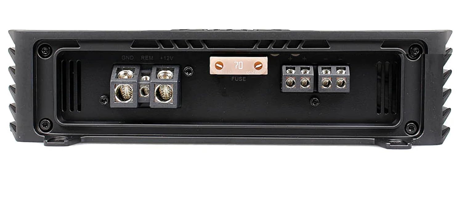 Alphasonik Alphasonik V1200.1D Venum Series 2400 Watts Monoblock Car Amplifier with Remote Bass Boost and 4-Way Protection Circuitry - View 4 of 6