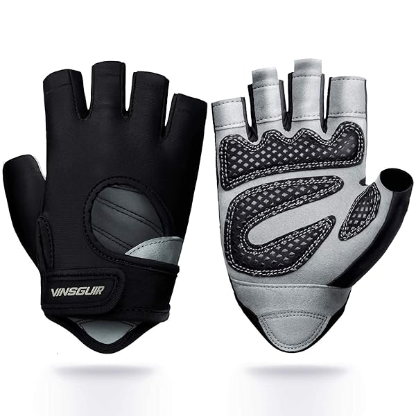 VINSGUIR VINSGUIR Workout Gloves: Lightweight Weightlifting & Fitness Gloves for Men & Women - Excellent Grip for Training & Climbing