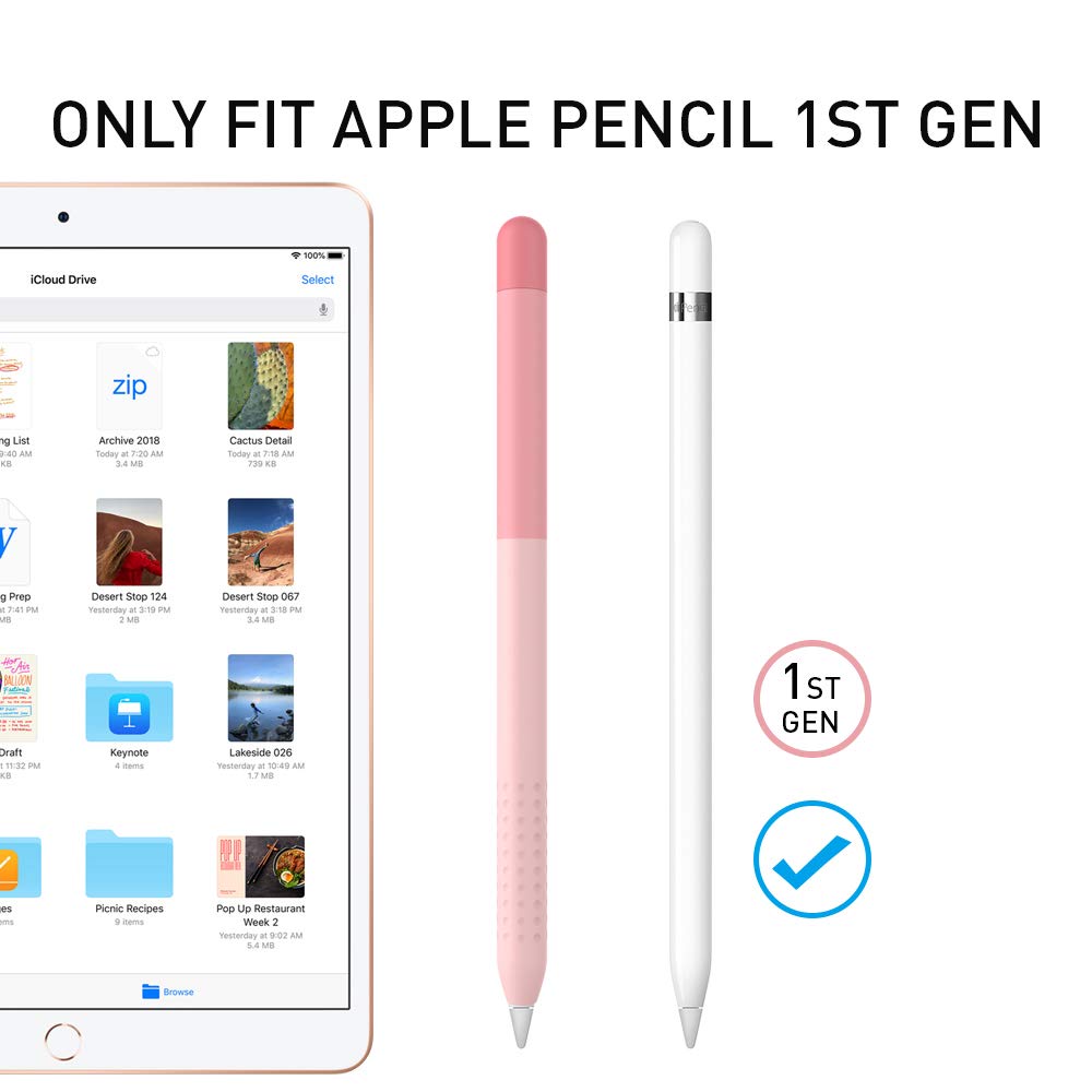 Delidigi Delidigi Gradient Silicone Pencil Case for Apple Pencil 1st Gen - Stylish & Protective Sleeve Cover - View 3 of 7