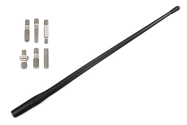 VOTEX 13 Inch All Terrain Flexible Rubber Antenna Accessories with Spring Steel Internal Core