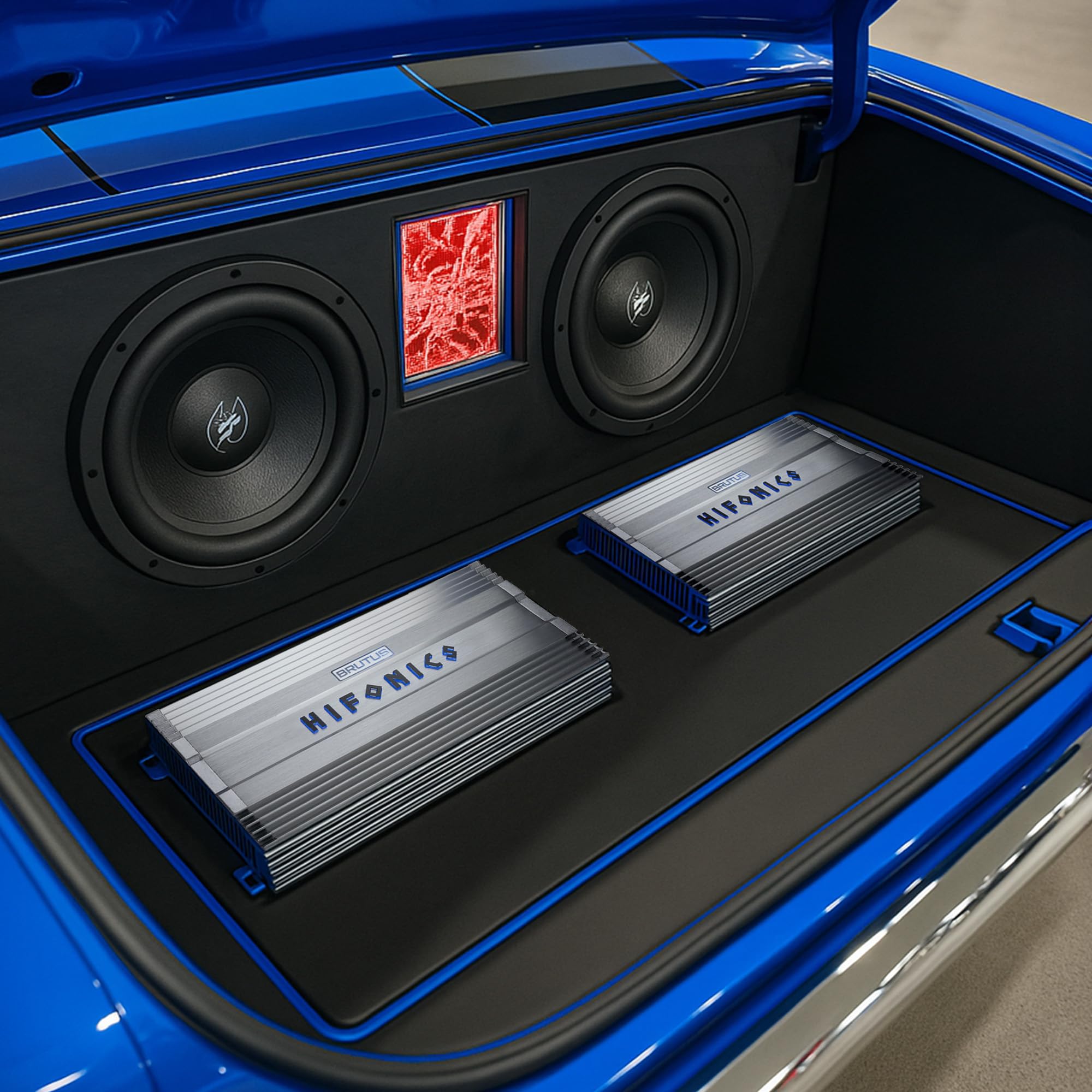 Hifonics Powerful Hifonics Brutus BG-1000.4: 1000W 4-Channel Amplifier for Superior Sound Quality - View 7 of 9