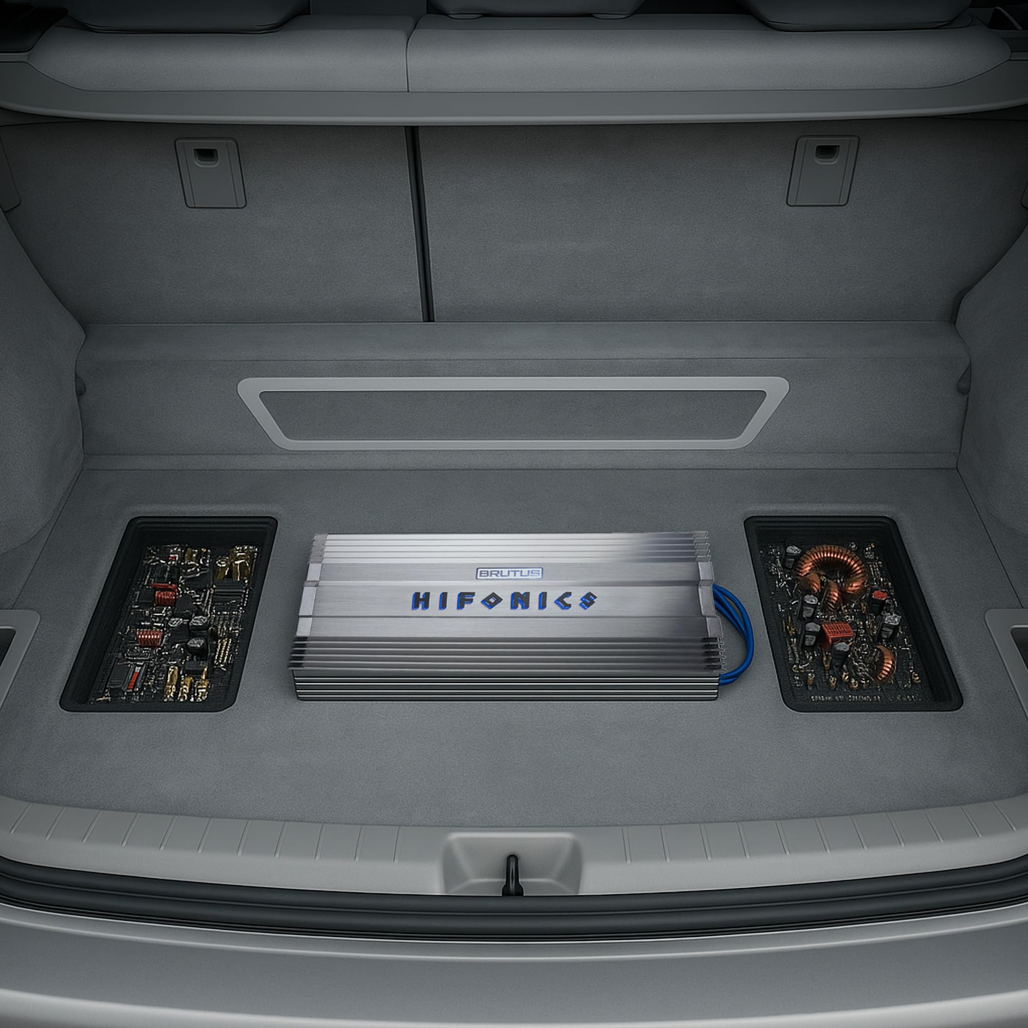 Hifonics Powerful Hifonics Brutus BG-1000.4: 1000W 4-Channel Amplifier for Superior Sound Quality - View 8 of 9