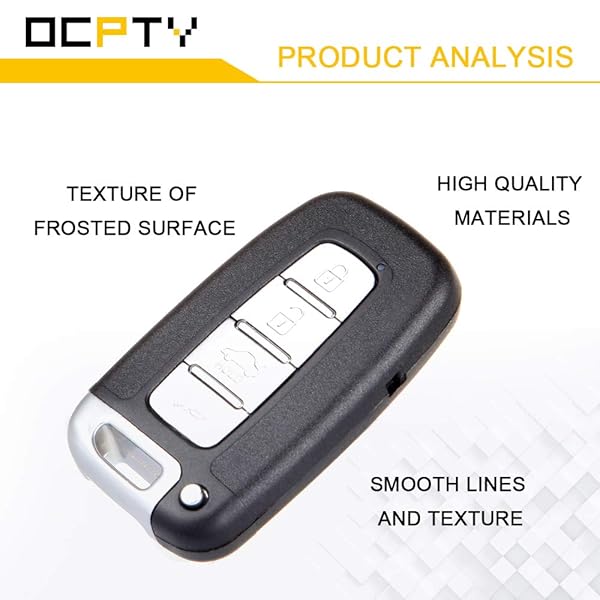 OCPTY OCPTY Keyless Entry Remote Key Fob for Kia Sportage Hyundai Sonata Elantra Sorento Soul Rio Forte Optima Borrego 267ALHMFNA04 95440 3Q000 - View 4 of 10