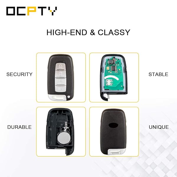 OCPTY OCPTY Keyless Entry Remote Key Fob for Kia Sportage Hyundai Sonata Elantra Sorento Soul Rio Forte Optima Borrego 267ALHMFNA04 95440 3Q000 - View 7 of 10