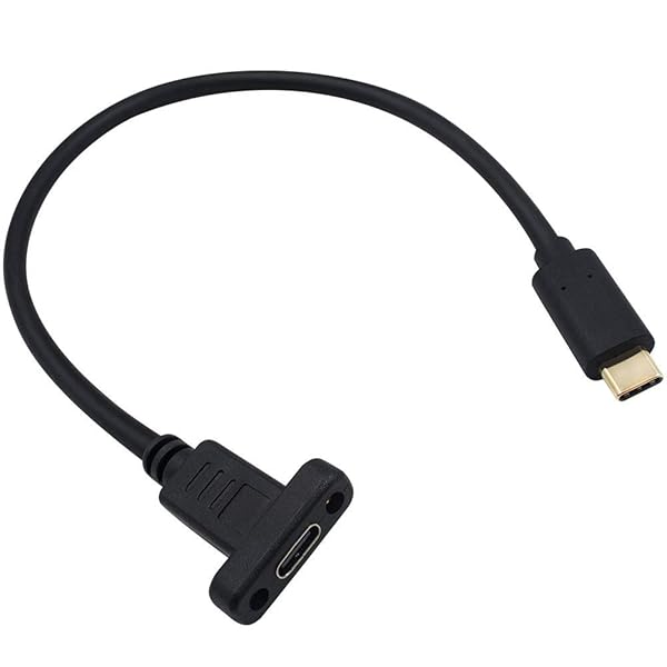 Poyiccot High-Speed Poyiccot USB 3.1 Type C Extension Cable - 10Gbps, 60W, 1ft Male to Female for Data & Sync - View 2 of 8