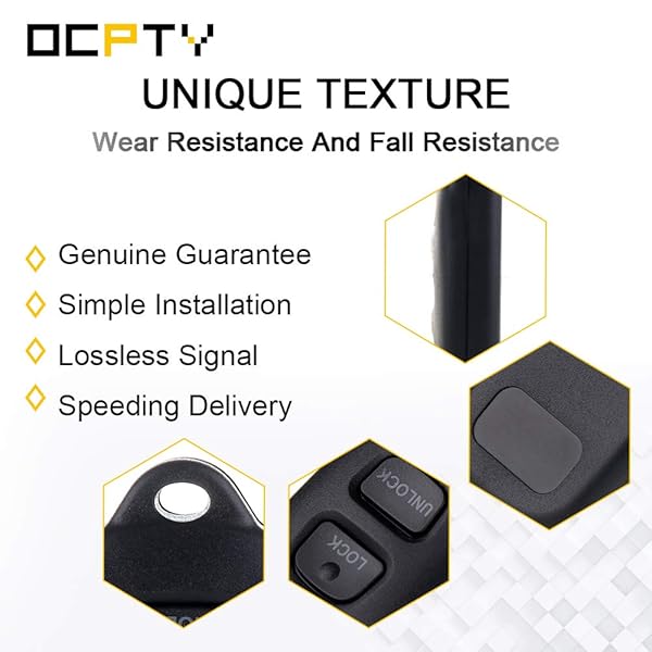 OCPTY OCPTY Replacement Key Fob 2Pcs for Toyota Camry Corolla Matrix Sienna Pontiac Vibe Solara 1999-2008 GQ43VT14T - View 6 of 10