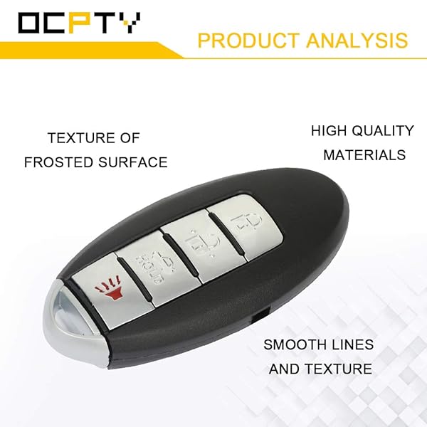 OCPTY OCPTY Replacement Key Fob 2X for Nissan Altima Sentra Maxima Infiniti EX35 FX35 G35 I35 Q45 QX56 350Z 2002-2015 PINHA-T036 - View 4 of 8