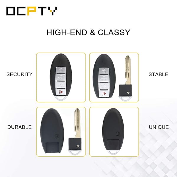 OCPTY OCPTY Replacement Key Fob 2X for Nissan Altima Sentra Maxima Infiniti EX35 FX35 G35 I35 Q45 QX56 350Z 2002-2015 PINHA-T036 - View 7 of 8