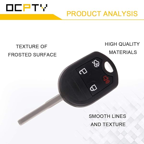 OCPTY OCPTY Replacement Remote Head Key for Ford Escape Focus Transit Fiesta 2011-2016 CWTWB1U793 1788A-FWB1U793 5915237 - View 3 of 7
