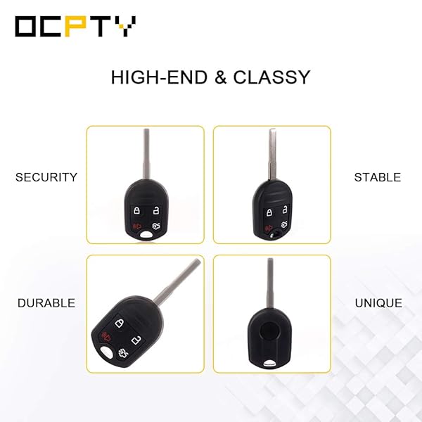 OCPTY OCPTY Replacement Remote Head Key for Ford Escape Focus Transit Fiesta 2011-2016 CWTWB1U793 1788A-FWB1U793 5915237 - View 6 of 7