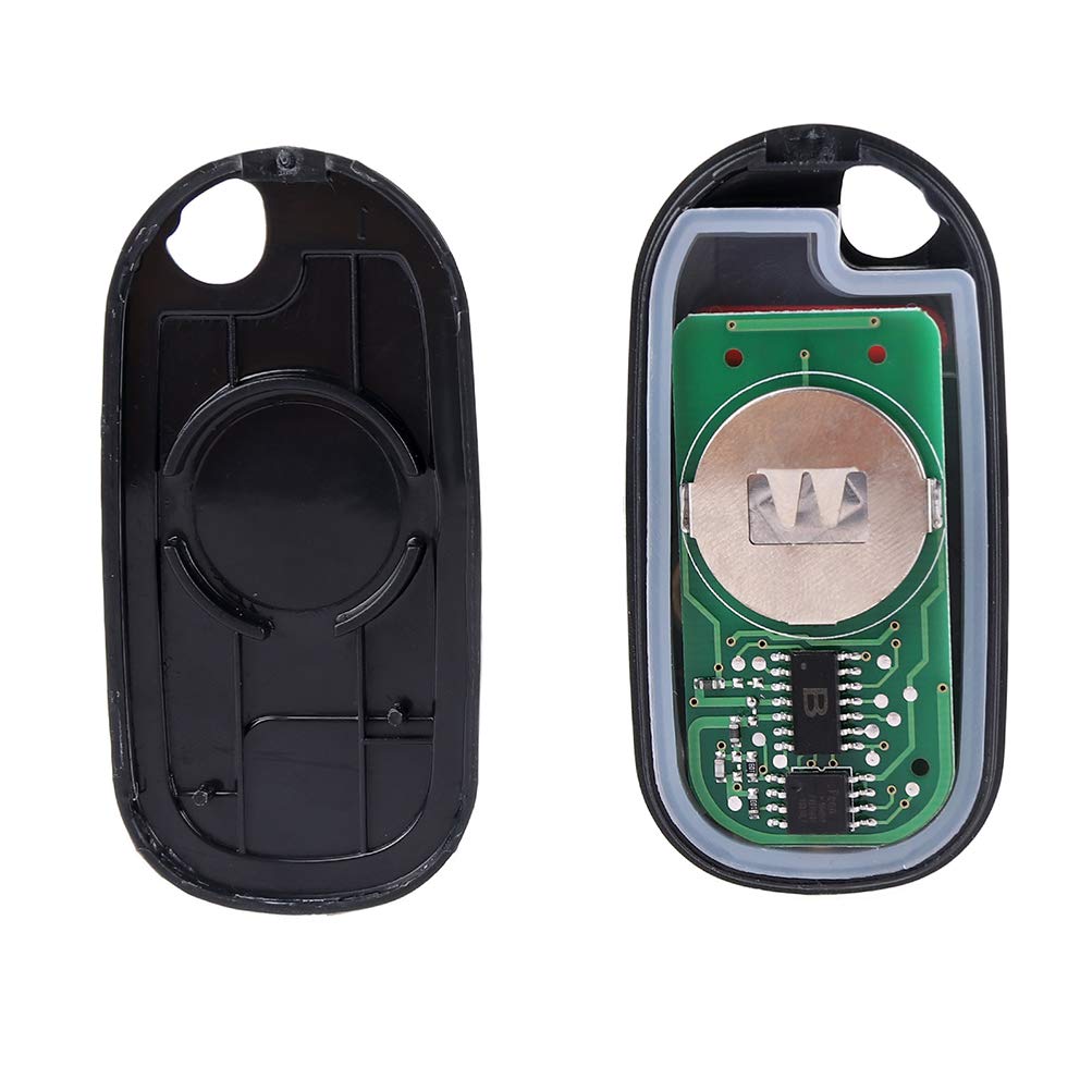 OCPTY Flip Key Entry Remote Control Fob for Honda Civic Pilot NHVWB1U523 NHVWB1U521 08E61-S5D-1M001 2001 to 2007 - View 8 of 9