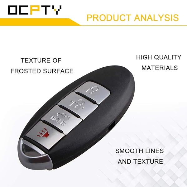 OCPTY OCPTY KR55WK48903 Flip Key Fob Remote Control for Nissan Altima Maxima Infiniti Q60 G35 G37 G25 2007 to 2015 - View 4 of 8