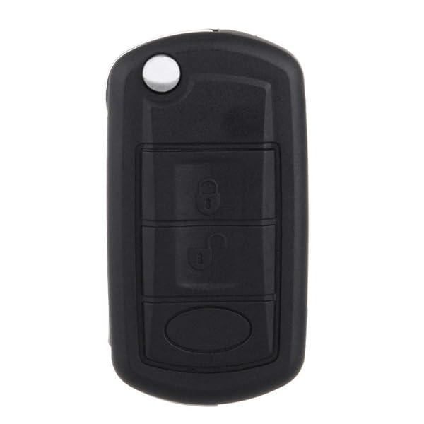 OCPTY OCPTY Flip Key Entry Remote Control Key Fob Replacement for Land Rover LR3 Range Rover Sport 3 Buttons 433Mhz - View 10 of 10