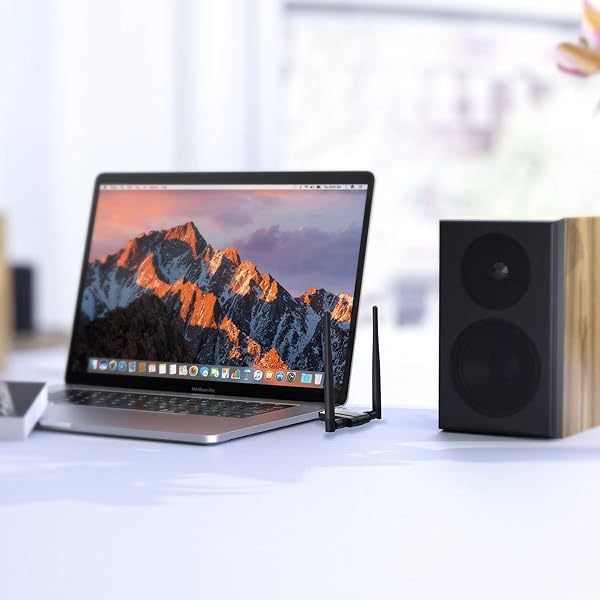 Blueshadow Blueshadow AC1300 USB WiFi Adapter Dual Band Wireless Network Adapter for PC Desktop USB 3.0 Supports Windows and Mac OS X - View 9 of 10