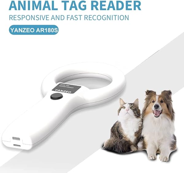 Yanzeo YANZEO AR180S Pet Microchip Scanner Handheld RFID Reader Rechargeable Animal Chip Reader for 134.2kHz Pet ID FDX-B ISO 11784 11785 - View 3 of 7