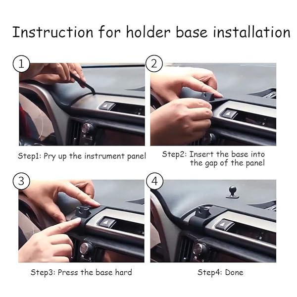 musttrue LUNQIN Car Phone Holder for Toyota RAV4 2016 to 2018 Auto Accessories Navigation Bracket Mobile Cell Phone Mount - View 5 of 7