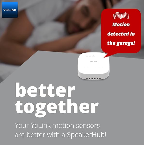 YoLink YoLink LoRa Smart Motion Detector: 1/4 Mile Wireless Range, Alexa & IFTTT Compatible - View 5 of 11