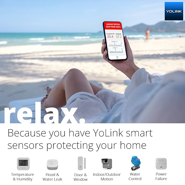 YoLink YoLink LoRa Smart Motion Detector: 1/4 Mile Wireless Range, Alexa & IFTTT Compatible - View 7 of 11