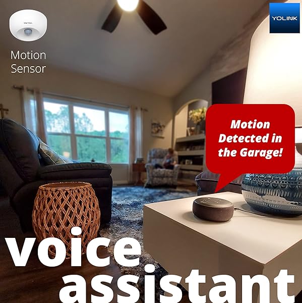 YoLink YoLink LoRa Smart Motion Detector: 1/4 Mile Wireless Range, Alexa & IFTTT Compatible - View 9 of 11