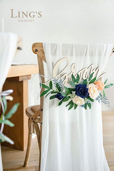 Ling's moment Ling's Moment Navy Blue Artificial Flowers Grand Box Set for DIY Bouquets Centerpieces Garlands and Flower Arrangements - View 4 of 7