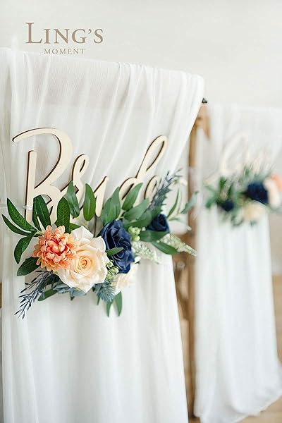 Ling's moment Ling's Moment Navy Blue Artificial Flowers Grand Box Set for DIY Bouquets Centerpieces Garlands and Flower Arrangements - View 5 of 7