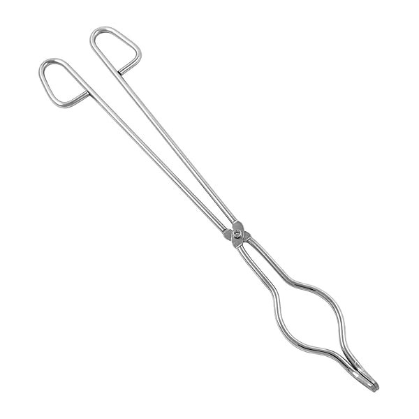 QWORK QWORK 16 Inch Stainless Steel Crucible Tongs Ideal for Laboratory and Industrial Use