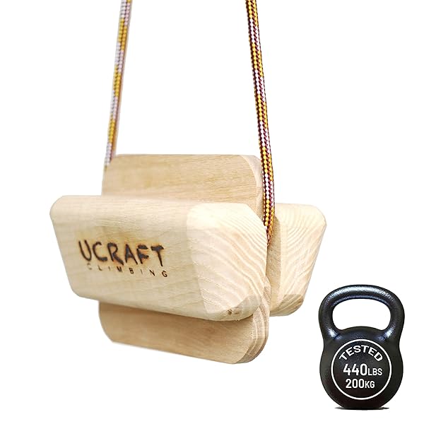 Ucraft Ucraft Pocket Sized Climbing Hangboard Portable Fingerboard for Training and Warm Up