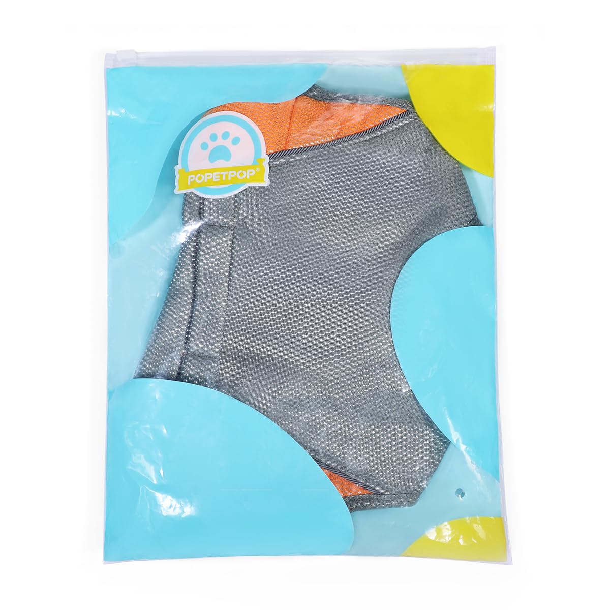 POPETPOP Dog Cooling Vest Reflective Breathable Mesh Lightweight Adjustable Straps for Dogs Size Small - View 9 of 9