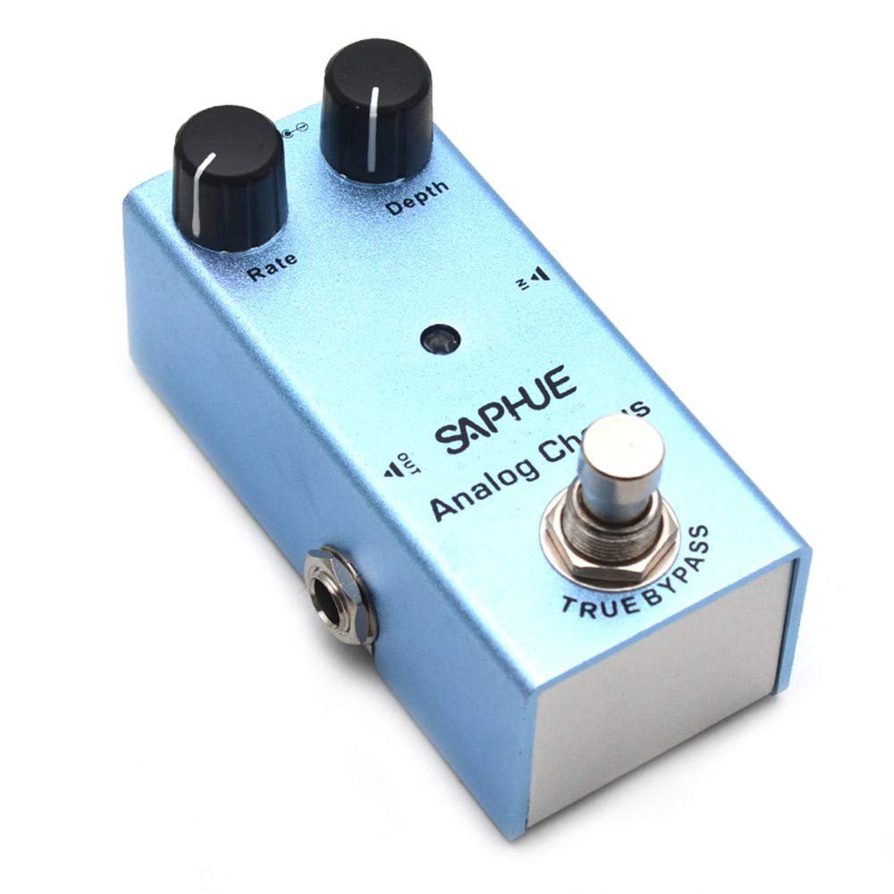 SAPHUE SAPHUE Guitar Tremolo Effects Pedal with Intensity Rate Knob True Bypass Mini Steel Shell for Electric Guitar Kit - View 9 of 9