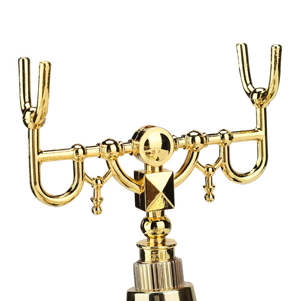 Yoidesu Retro Vintage Antique Telephone Classic Fixed Digital Caller ID Home Decor Black Gold - View 9 of 9