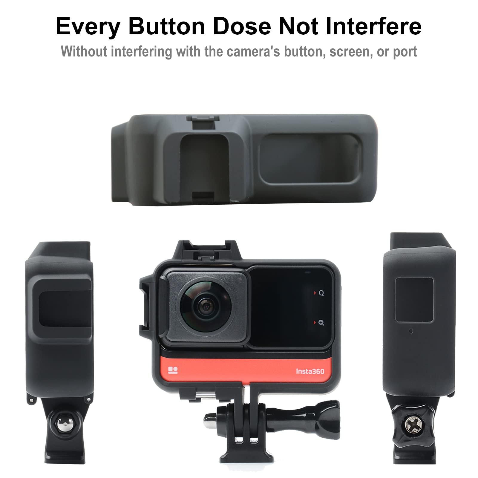 Insta360 ONE RS Mounting Bracket Protective Case Cage Accessories for Fast Installation - View 3 of 7